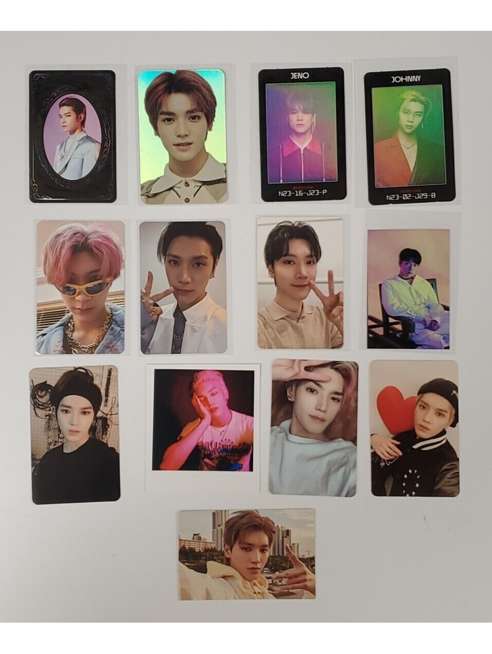 NCT Set Of 13 Photo & Photocards Album NCT#127 NCT2018 NCT2020 Resonance & More